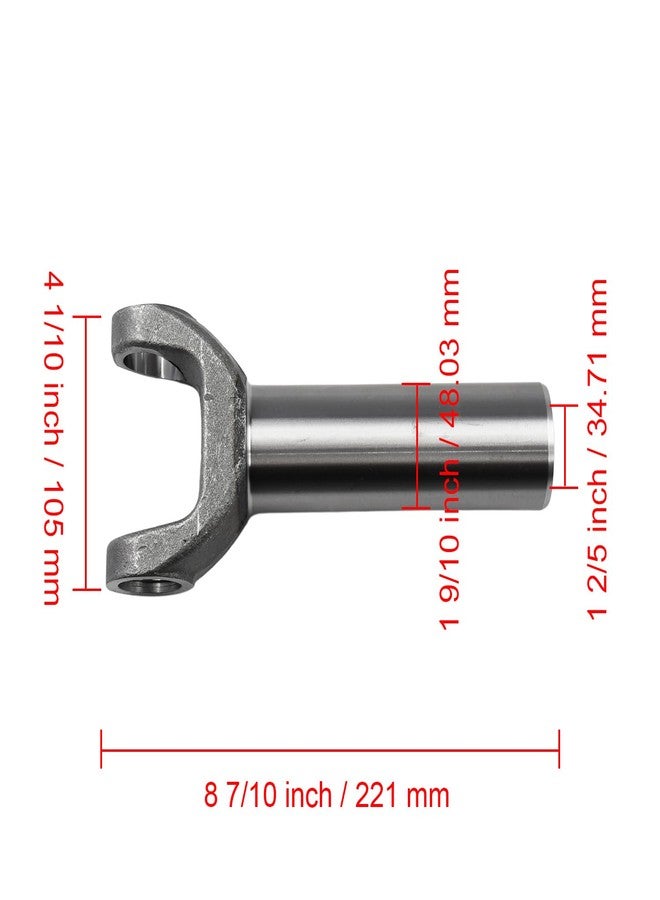 وصلة انزلاق ناقل الحركة Firmusparts 3-3-5551X متوافقة مع ناقل الحركة GM Turbo 400 TH 400/4L80E T/C، ومتوافقة مع علب نقل الحركة GM NP246 NP261 NP263 من موديلات 1998-2007، ومناسبة لوصلة U-Joint من سلسلة 1350 رقم 22944357. - Image 2