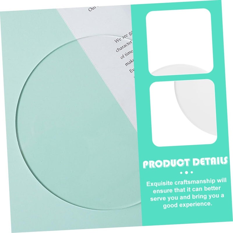 14cm Diameter Acrylic Board 2Pcs Photo Props Background Set - Image 3