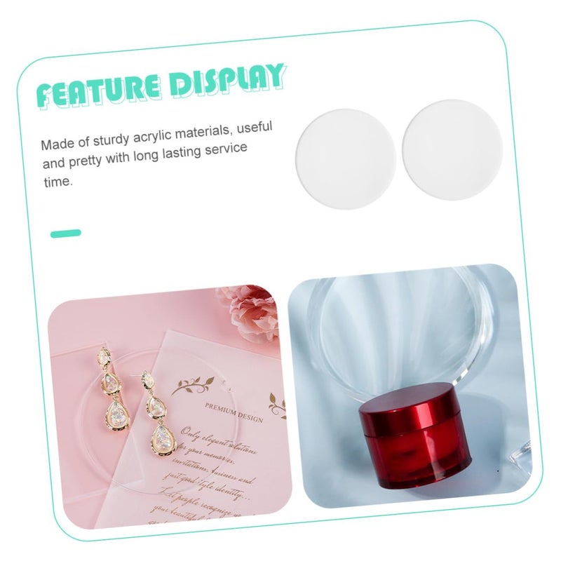 14cm Diameter Acrylic Board 2Pcs Photo Props Background Set - Image 4
