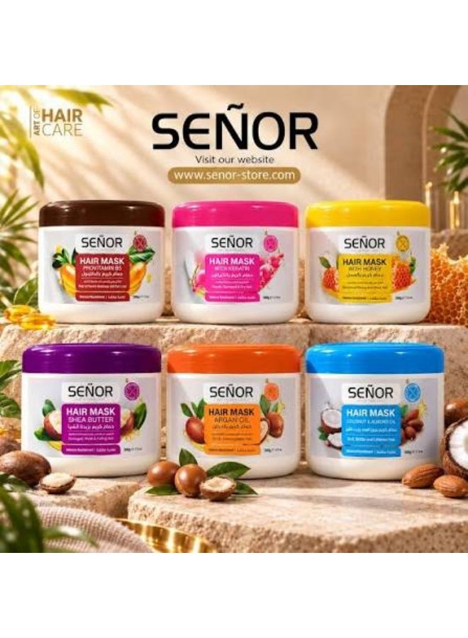Senor Moisturizing Hair Mask with Coconut and Almond Oil 500g - Image 3