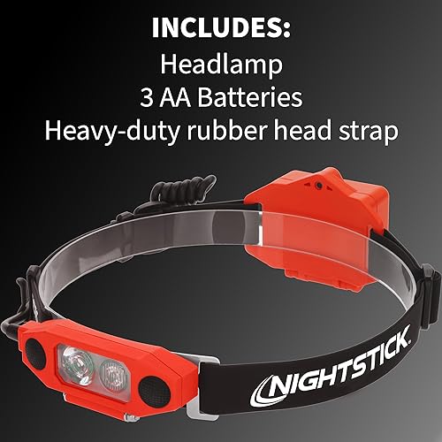Nightstick DICATA™ XPP-5462RX X-Series Intrinsically Safe Low-Profile Dual-Light Headlamp, Red - Image 2