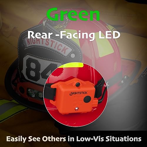Nightstick DICATA™ XPP-5462RX X-Series Intrinsically Safe Low-Profile Dual-Light Headlamp, Red - Image 4
