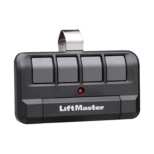 LiftMaster 894LT 4-Button Learning Garage Door Opener Remote Control - with Visor Clip - Use with myQ App - Works with Up to 4 Doors - Learning Remote Garage Door Opener - Sends a New Code - 1 Pack - Image 1
