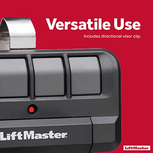 LiftMaster 894LT 4-Button Learning Garage Door Opener Remote Control - with Visor Clip - Use with myQ App - Works with Up to 4 Doors - Learning Remote Garage Door Opener - Sends a New Code - 1 Pack - Image 5