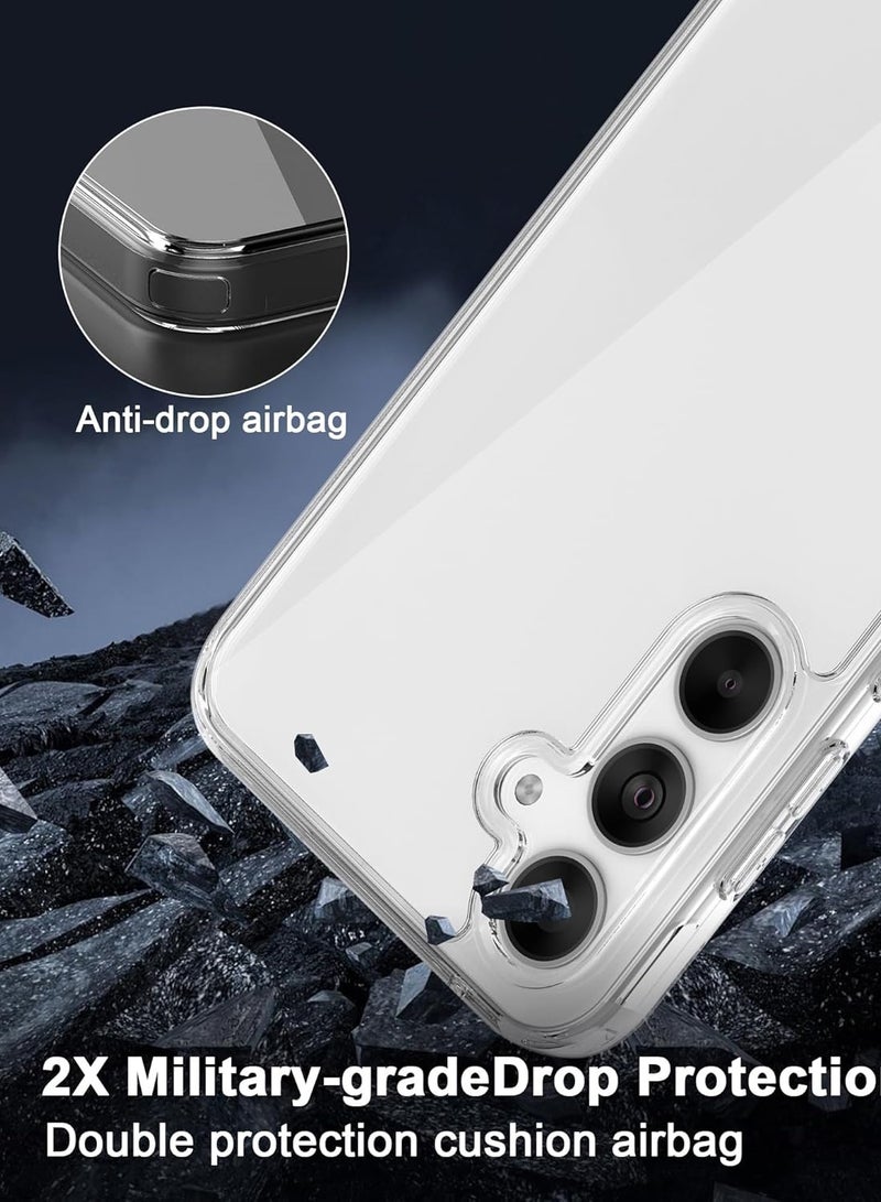 CHAPPELINE Samsung Galaxy S24 FE 5G 2024 AIRBAG CASE Series Premium Transparent Airbag Shockproof Anti-Yellowing Clear Case Cover - Clear - Image 2