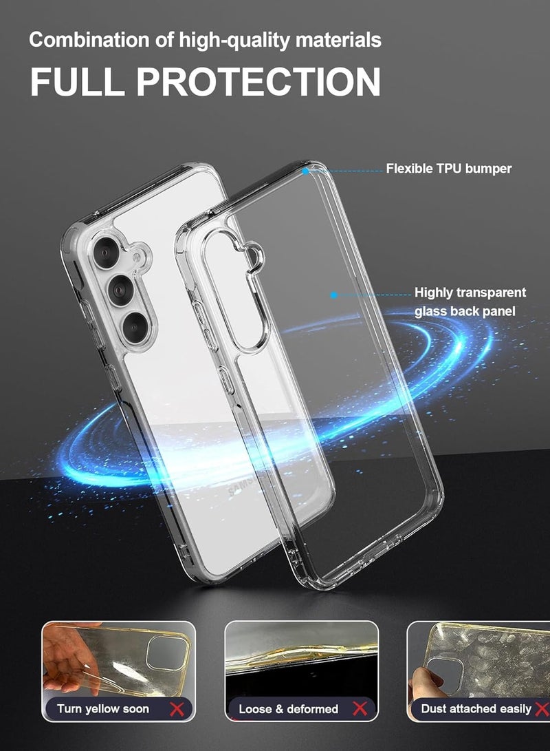 CHAPPELINE Samsung Galaxy S24 FE 5G 2024 AIRBAG CASE Series Premium Transparent Airbag Shockproof Anti-Yellowing Clear Case Cover - Clear - Image 5