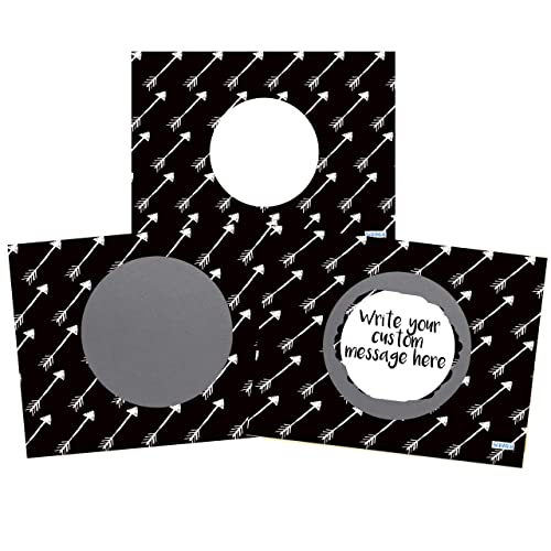 My Scratch Offs DIY Scratch Off Cards for Kids Teachers 20 Pack of Arrow Design and Stickers 3x4 Ideal for Teacher Rewards I Childrens Party Games I Classroom Prizes I Fun Crafting Activities - Image 1