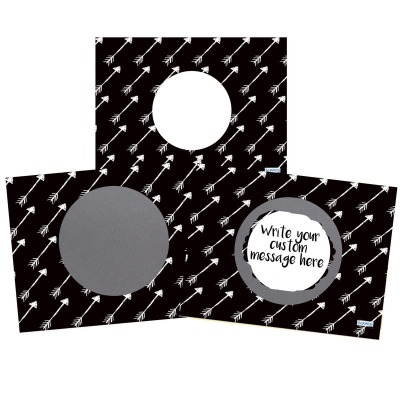 My Scratch Offs DIY Scratch Off Cards for Kids Teachers 20 Pack of Arrow Design and Stickers 3x4 Ideal for Teacher Rewards I Childrens Party Games I Classroom Prizes I Fun Crafting Activities - Image 2