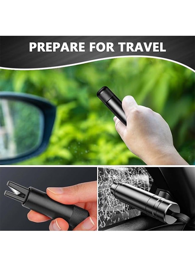 Ocean Portable Safe Hammer Glass Breaker, Car Safety Hammer Emergency Escape Tool, Seat Belt Cutter Emergency Escape Tool Black  - Image 2