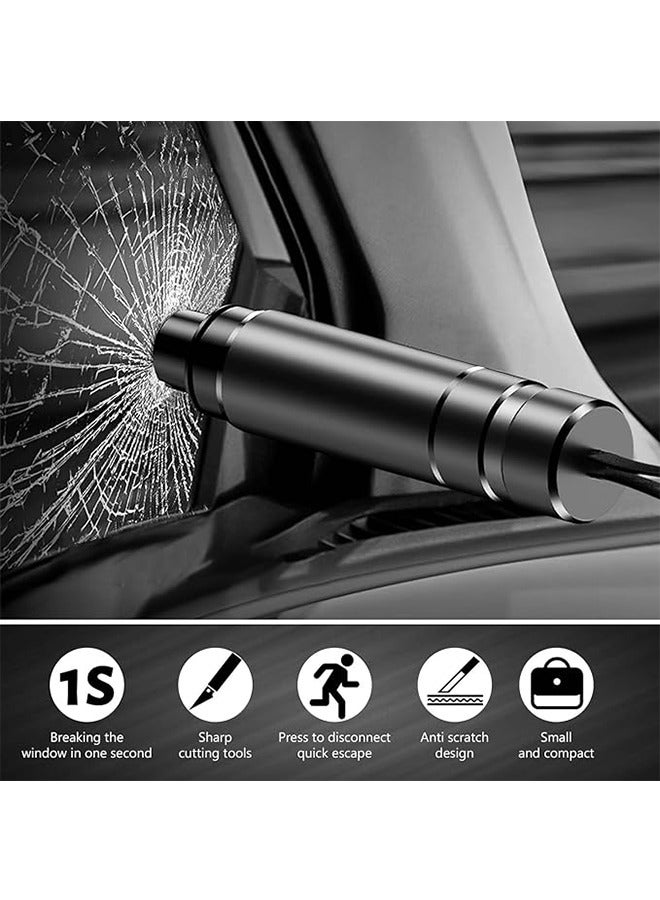Ocean Portable Safe Hammer Glass Breaker, Car Safety Hammer Emergency Escape Tool, Seat Belt Cutter Emergency Escape Tool Black  - Image 4