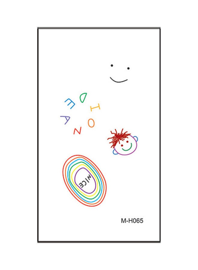 NIBEMINENT Waterproof Fashionable Temporary Tattoo Sticker Multicolour - Image 1