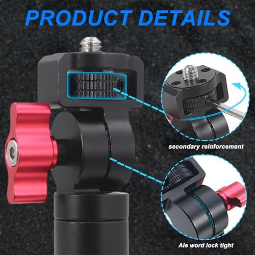 Sruim Motorcycle Bike Handlebar Mount Selfie Stick for Insta360, Bike Motorcycle kit Clamp Mount Accessories Compatible with Insta 360 X5 X4 X3 X2 X, Go pro Hero 13 and DJI OSMO Action 5 Pro Camera - Image 4