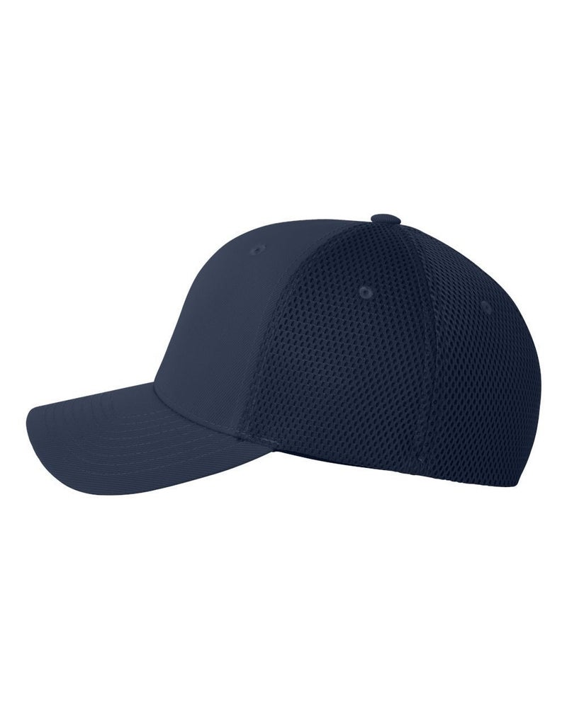 Flexfit Mens Ultrafibre Airmesh Fitted Trucker Hat, Navy, Small-Medium US - Image 4