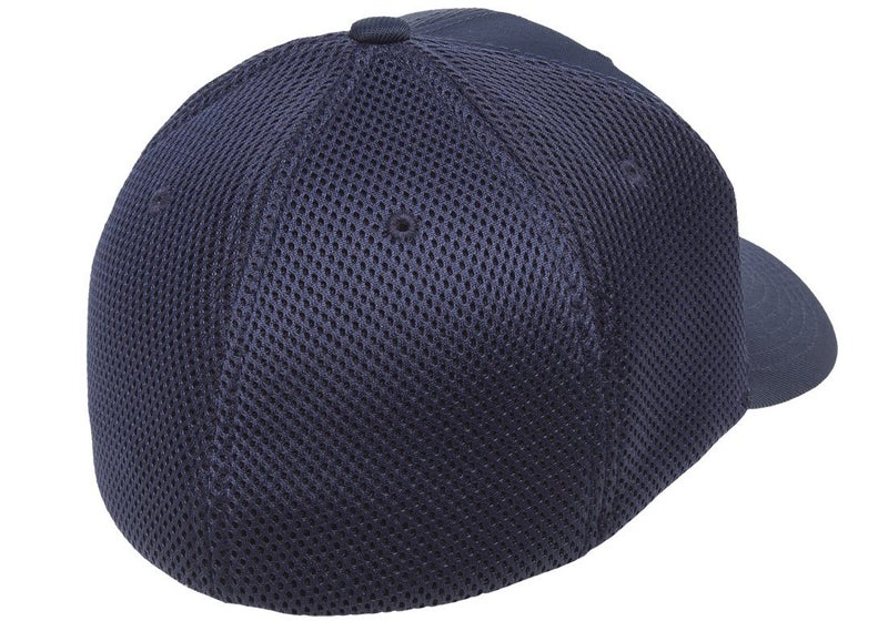 Flexfit Mens Ultrafibre Airmesh Fitted Trucker Hat, Navy, Small-Medium US - Image 2