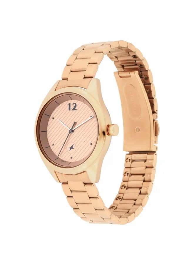 fastrack Women's Analog Round Shape Stainless Steel Wrist Watch - 6215WM01 - 43.5 Mm - Image 3