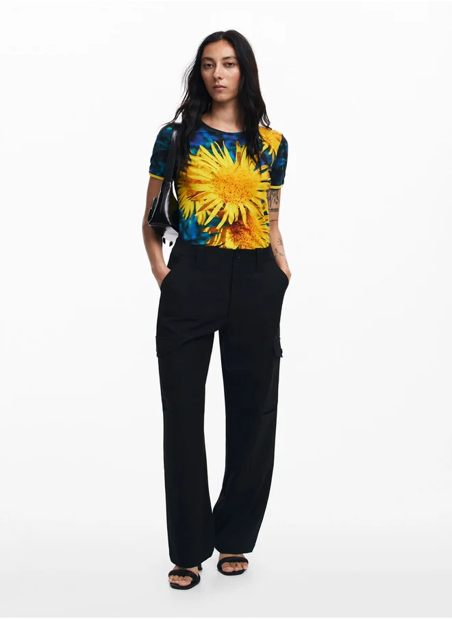 DESIGUAL Sunflower T-Shirt