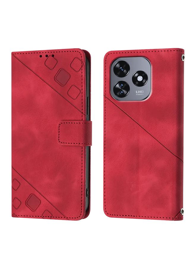 إيروريكس جراب لهاتف Oukitel C51 مصنوع من الجلد المنقوش - Image 2