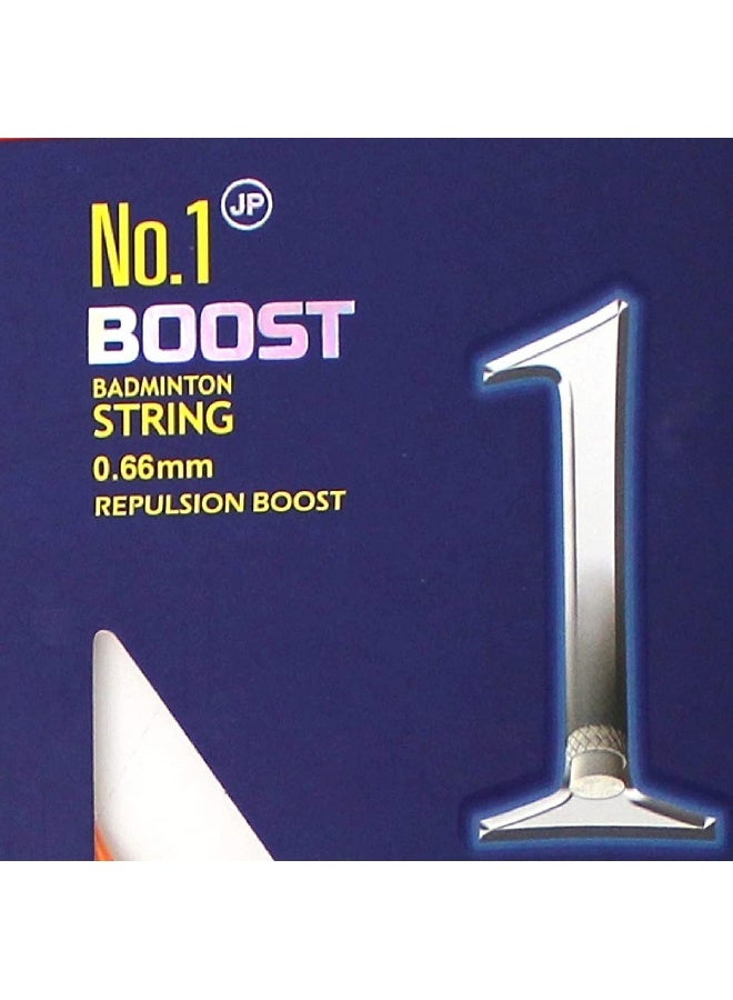 Li-Ning Unisex Adult No.1 Boost Badminton - String, 0.66mm Diameter - Outrageous Orange, One Size - Image 1