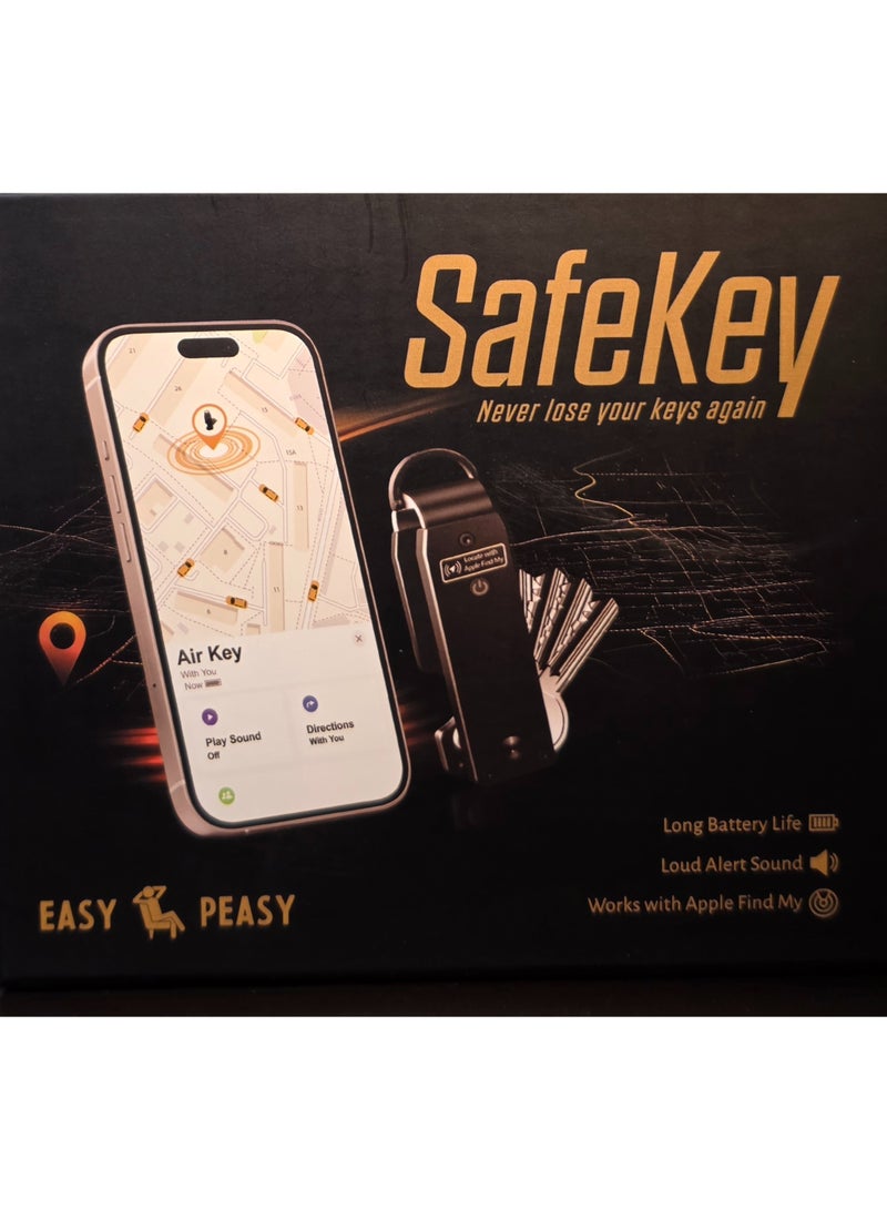 Easy Peasy SafeKey Smart Tracker and Key Organizer compatible with Apple Find My, Bluetooth Anti-Lost Locator. - Image 5
