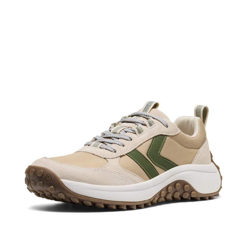 KEEN Women's KS86 Comfortable Durable Retro Style Sneakers, Birch/Safari, 10 - Image 1