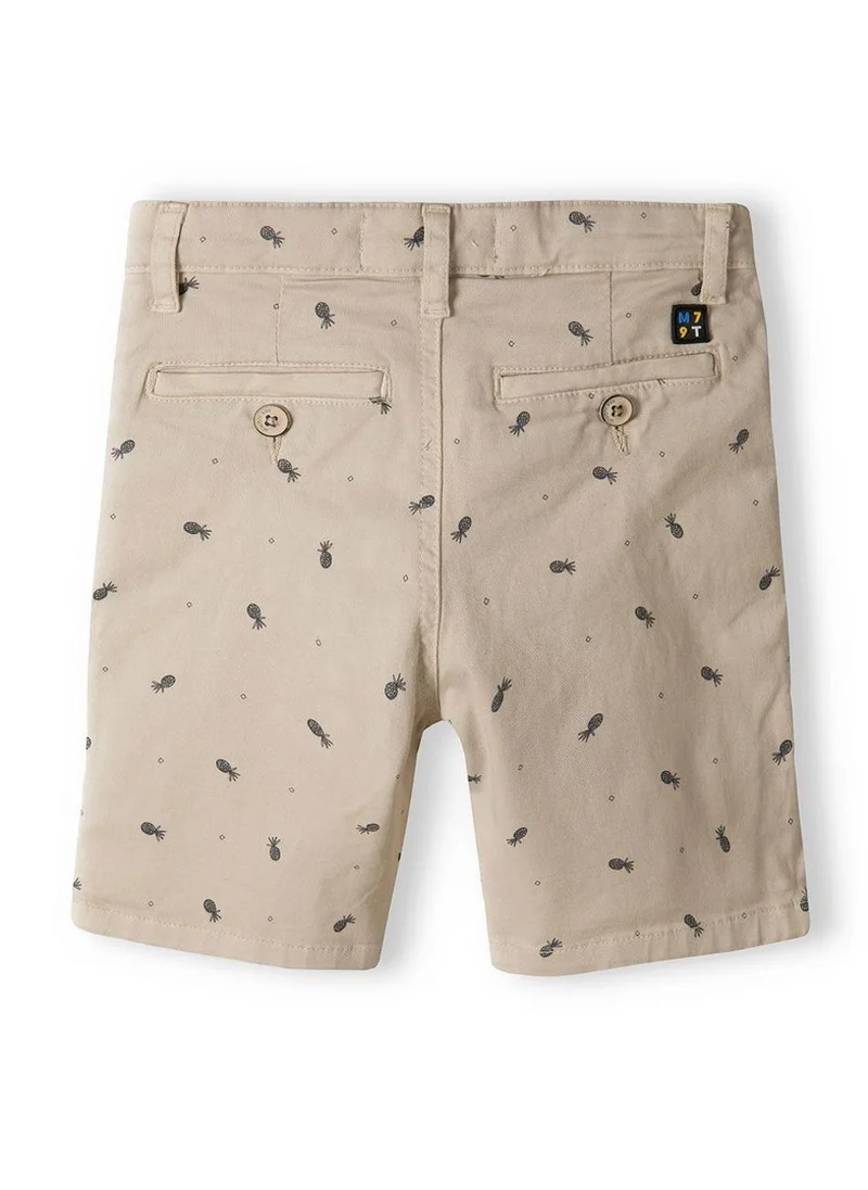 MINOTI Teen Boys Printed Chino Short