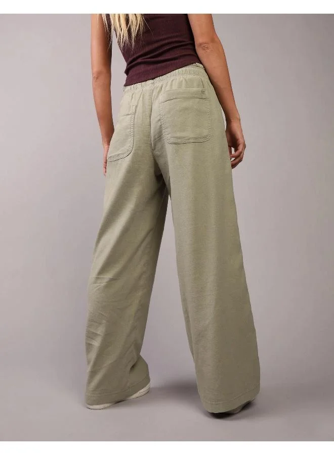 امريكان ايجل بنطلون درابي كتان مريح