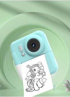 besrey  Kids Camera Instant Print, Birthday Gifts Toys for 3-10 Year Old Boys Girls, 1080P Video 20MP Toddler Digital Camera with 3 Rolls Paper & 1GB Card - Blue  - Image 4