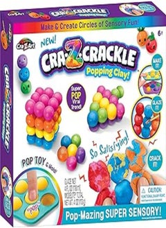 Cra-Z-Art CRA-Z-Crackle Clay Pop-Mazing Super Sensory Activity Kit for Ages 6 and Up 