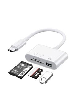 3-in-1 Type-C Card Reader Hub