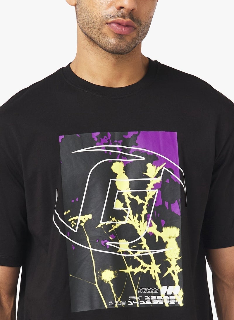 GUESS Rinaldo Crew Neck  T-Shirt - Image 3