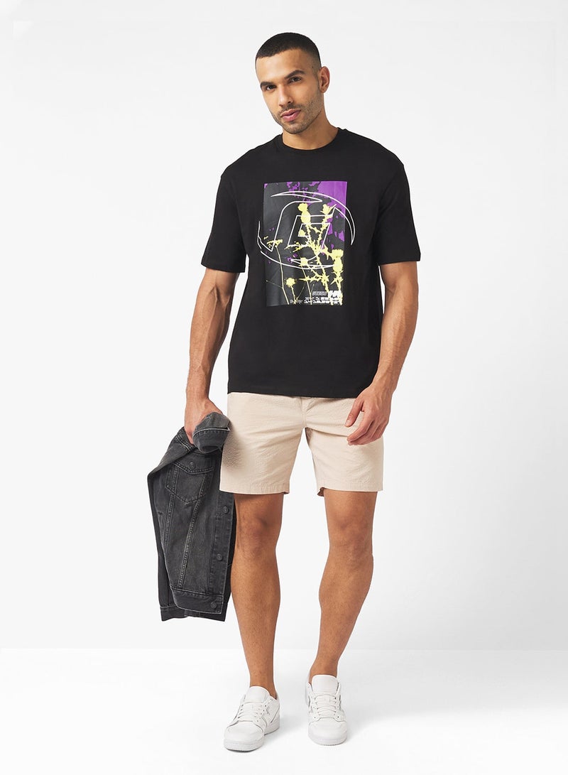 GUESS Rinaldo Crew Neck  T-Shirt - Image 4