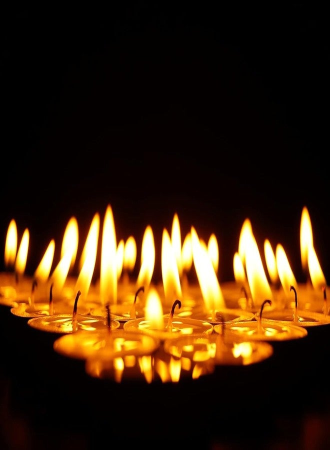 PROSPERRO LUMO by Parkash Candles Tealight Candles | Smokeless | No Residue | 1-1.5 Hours Burn Time | Unscented (Set of 50) - Image 4