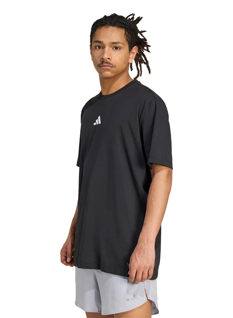 adidas Running Melange Graphic T-Shirt