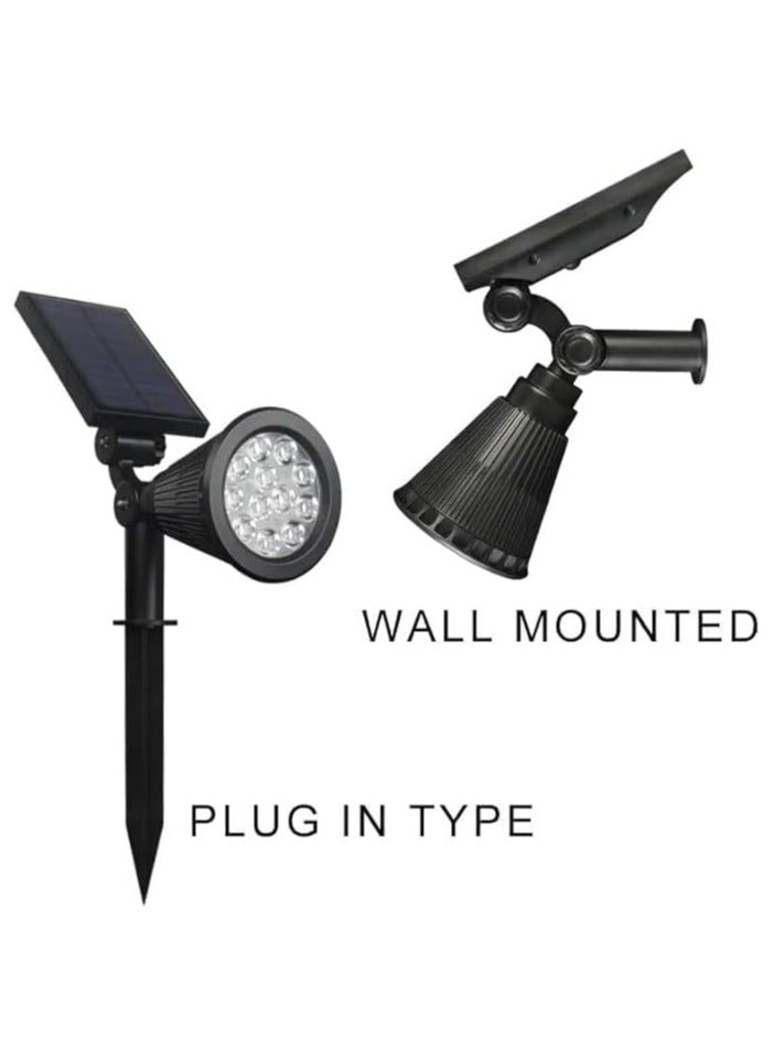 Generic LED Outdoor Solar Garden Light 12LED Waterproof Solar Garden Light Decor Your Home & Garden (2PC,Pack) (WARM WHITE)  - Image 1