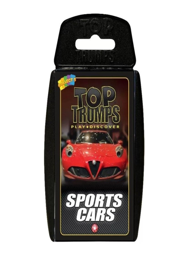 Top Trumps Sports Cars Classics Card Game, Discover Interesting Facts in This Educational Packed Game Including The top Speed of The Pagani Huayra, 2 Plus Players Makes a Great Gift for Ages 6 Plus - Image 1