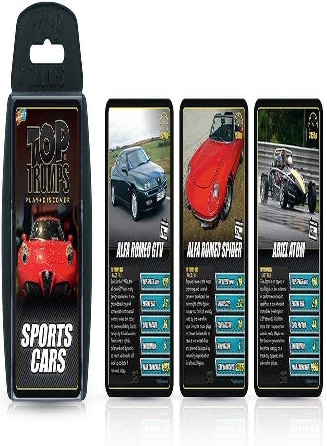Top Trumps Sports Cars Classics Card Game, Discover Interesting Facts in This Educational Packed Game Including The top Speed of The Pagani Huayra, 2 Plus Players Makes a Great Gift for Ages 6 Plus - Image 5