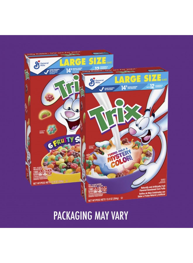 Trix Trix Fruity Breakfast Cereal, Guardians of the Galaxy Vol. 3 Special Edition, 6 Fruity Shapes, Large Size Cereal, 13.9 OZ  - Image 2