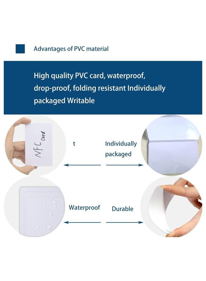 5/10/20/30/50/100pcs NFC Cards NTAG215 NFC Tags NFC Business Card NFC Chip Compatible with All NFC-Enabled Devices - Image 4