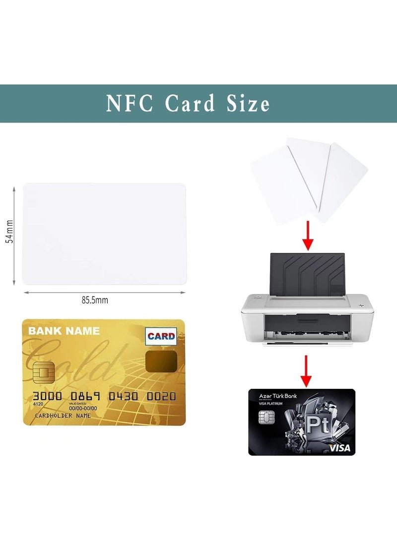 5/10/20/30/50/100pcs NFC Cards NTAG215 NFC Tags NFC Business Card NFC Chip Compatible with All NFC-Enabled Devices - Image 2