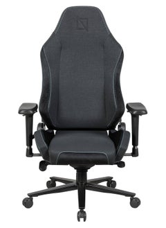 navo Apex Core Ergonomic Gaming Chair – SoftKnit Fabric, Adjustable Lumbar & Neck Support Pillows, 4D Armrests, Class 4 Gas Lift, 5-Star Wheelbase, Tilt Mechanism (90-135°), Black | APEXCR-SK-BLK  - Image 2