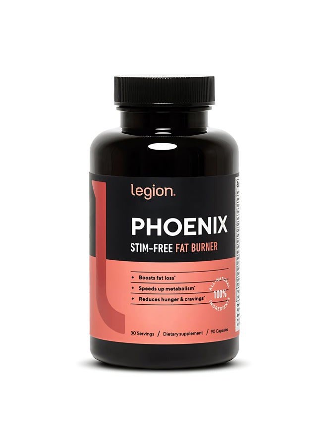 LEGION Phoenix Thermogenic Fat Burners & Weight Loss Pills | 30 Servings | 90 Capsules - Image 1