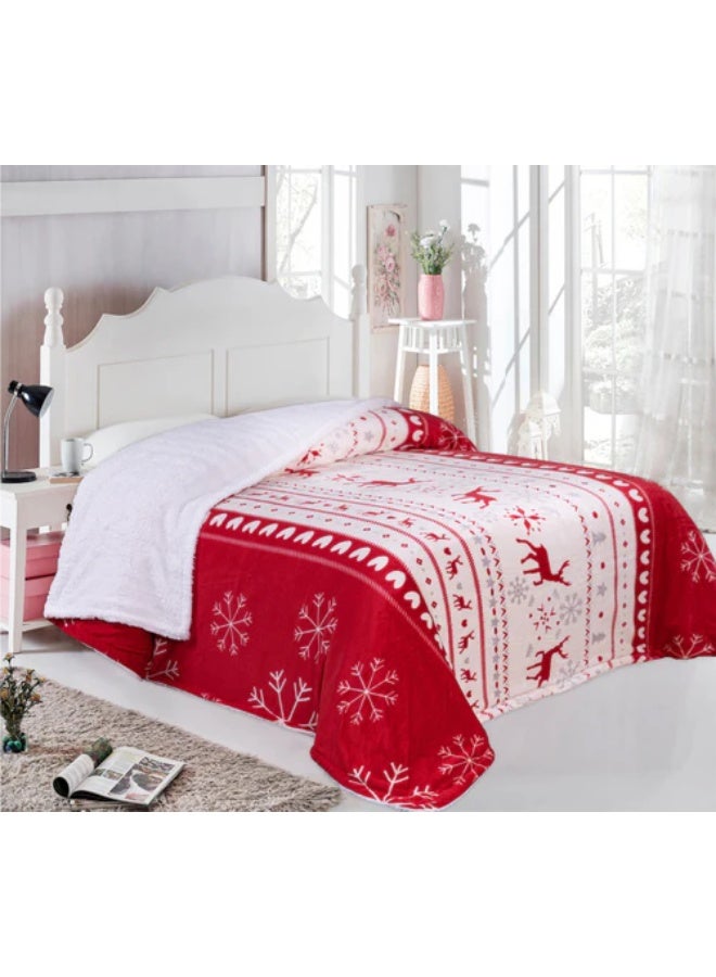 شيربا  مطبوع  فانيلا  (أحمر  × أبيض) - Image 2