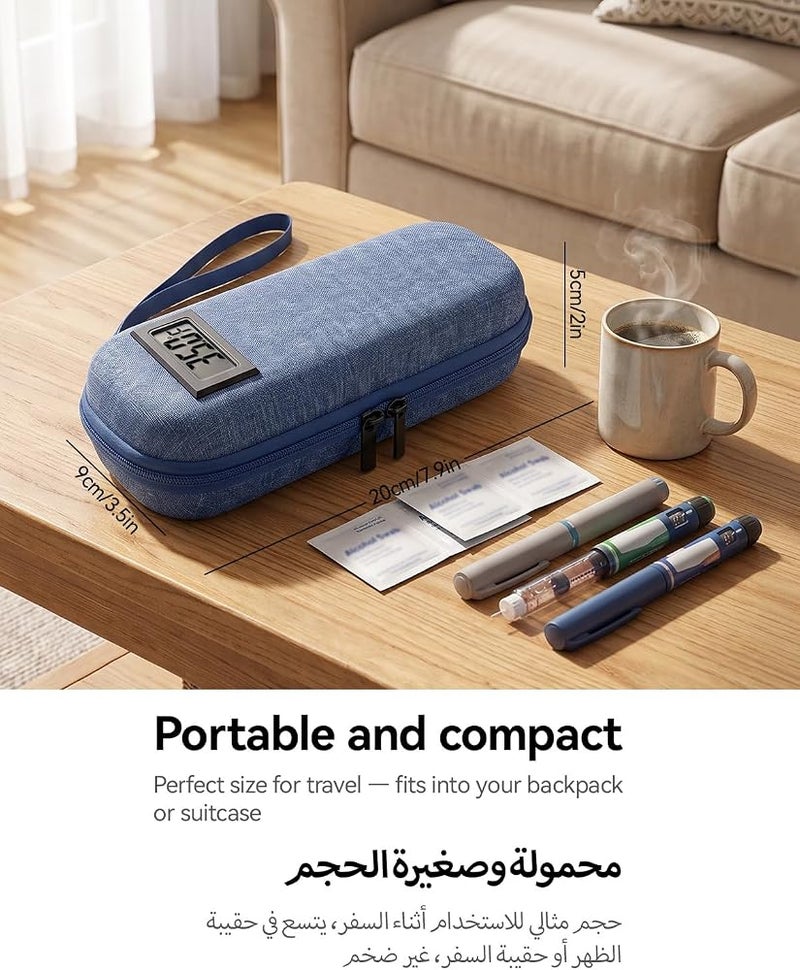 Proxima Direct Insulin Cooler Travel Case with Temperature Display - Image 3