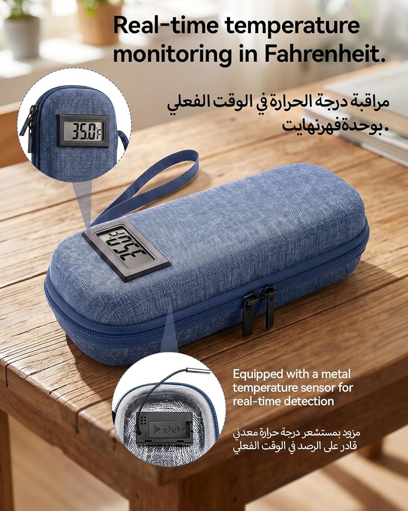 Proxima Direct Insulin Cooler Travel Case with Temperature Display - Image 2