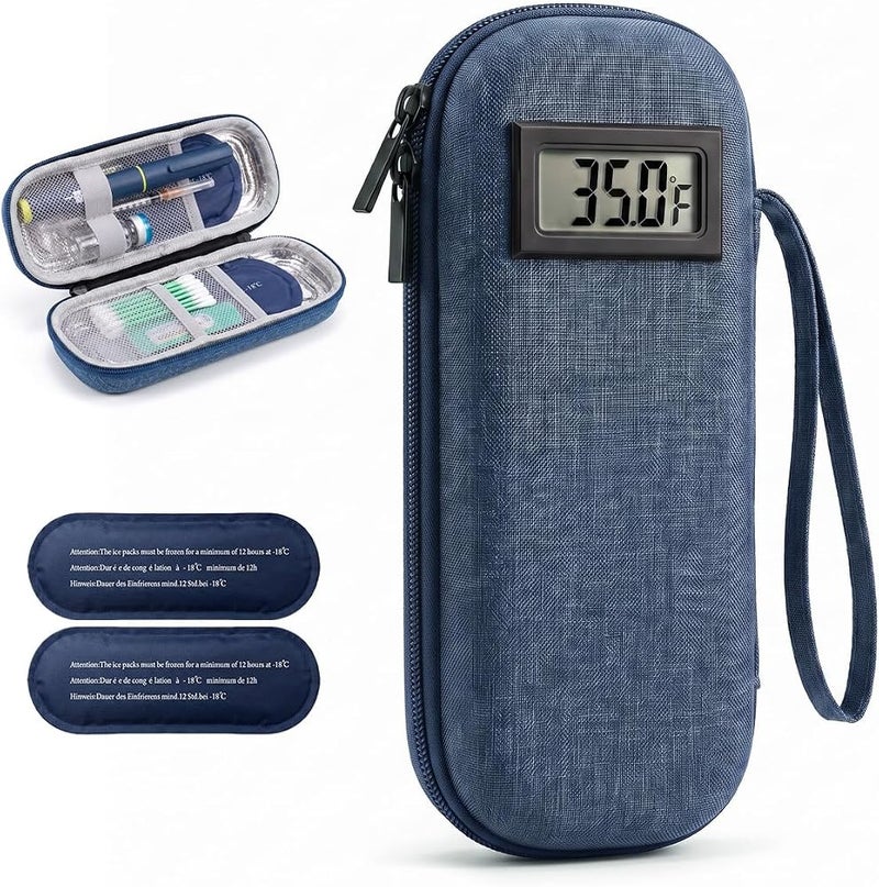 Proxima Direct Insulin Cooler Travel Case with Temperature Display - Image 1