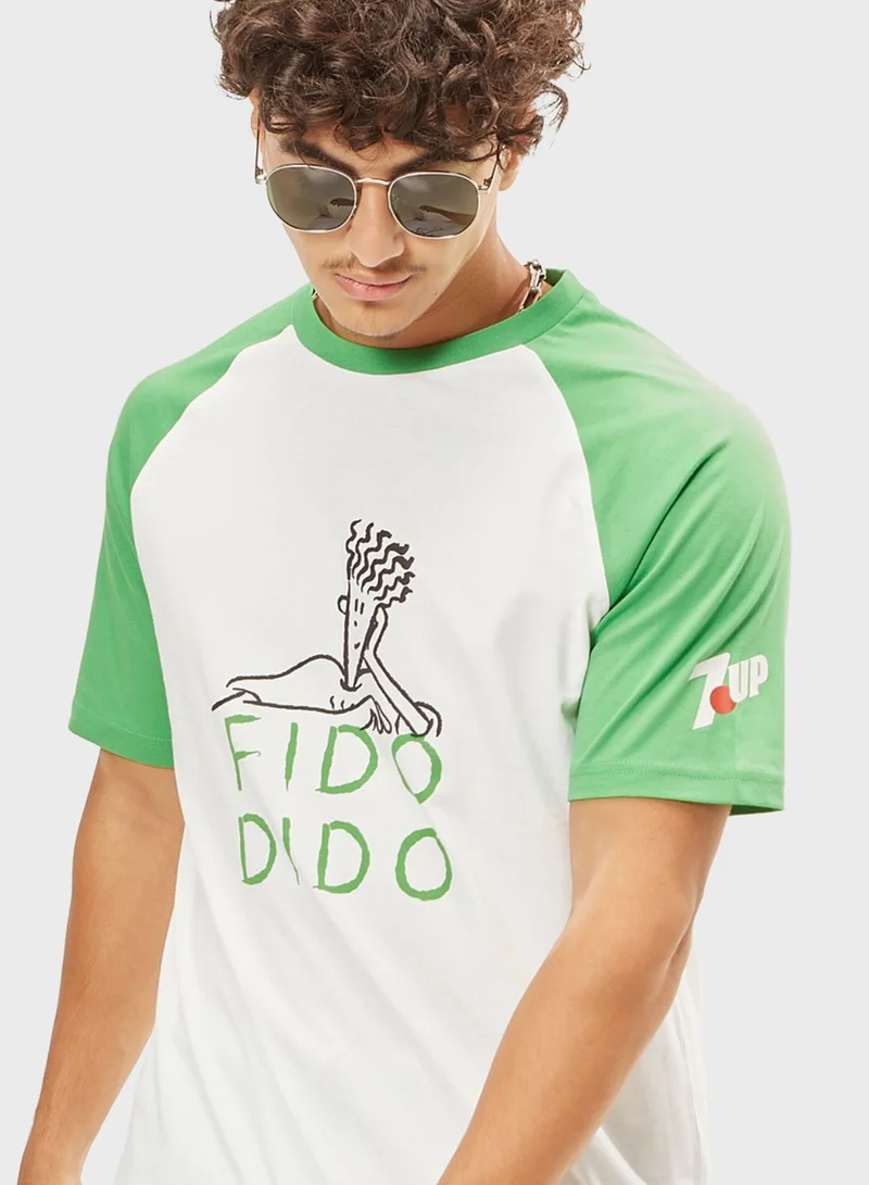 SP Characters Fido Dido Crew Neck T-Shirt