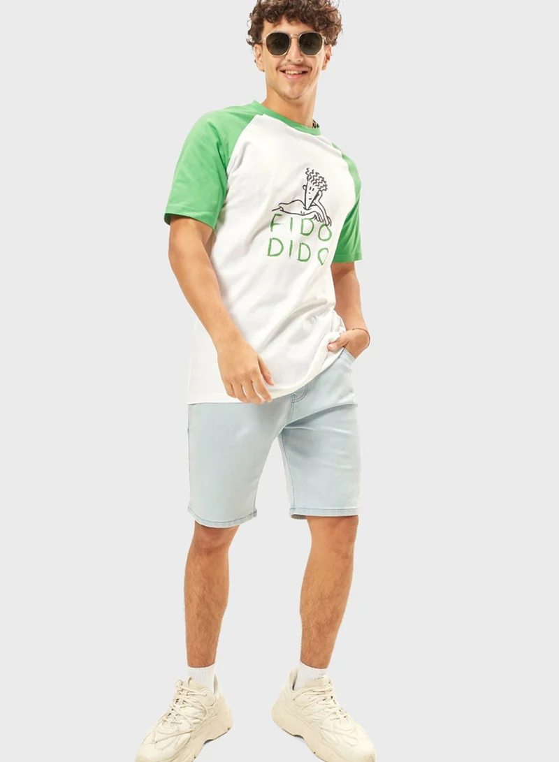 SP Characters Fido Dido Crew Neck T-Shirt