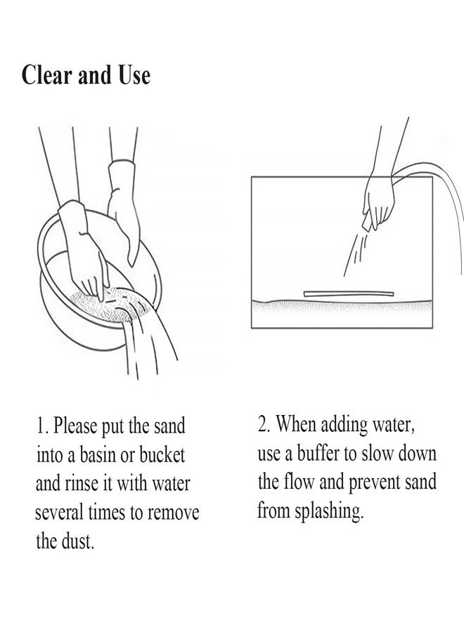 FANTIAN رمل سيليكا أسود لأحواض السمك من فانتيان، وزن 5 أرطال. رمل زينة لأحواض السمك، مناسب للأسماك، والنباتات المزروعة في أصص، وحفر النار، والشموع، وتزيين المزهريات، والأعمال اليدوية. - Image 5