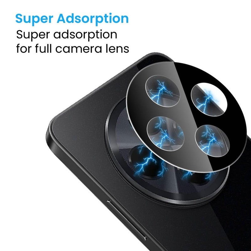 FIRST MART Premium Camera Lens Protection For Redmi 14C 5G (6.7 Inches) With Edge-to-Edge Protector Coverage and Installation Kit |Black, Pack of 1 - Image 2