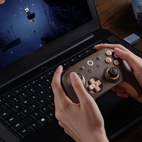 8Bitdo Ultimate 2C Wireless Controller for Windows PC and Android, with 1000Hz Polling Rate, Hall Effect Joysticks and Hall Triggers, and Remappable L4/R4 Bumpers (Brownie) - Image 2